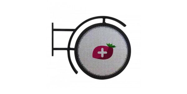 ENSEIGNE LUMINEUSE LED CIRCULAIRE P4 DOUBLE FACE ÉTANCHE POUR EXTÉRIEUR – Image 4
