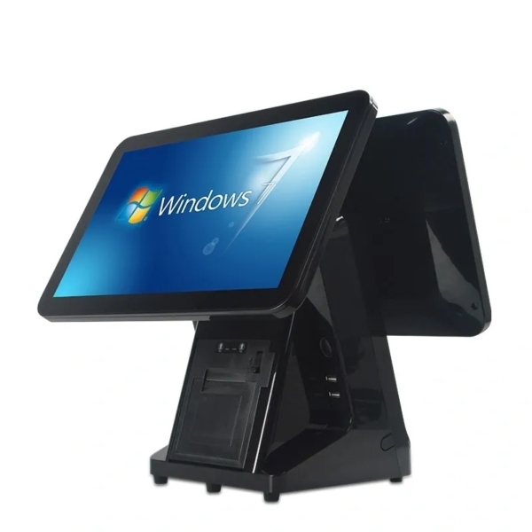 CAISSE TACTILE DOUBLE ÉCRAN 15,6 POUCES POUR POINTS DE VENTE