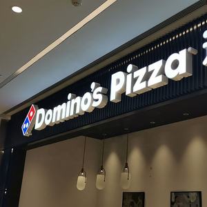 ENSEIGNE LED LETTRES BOITIERS 3D "PIZZA" EXTERIEUR 40CM