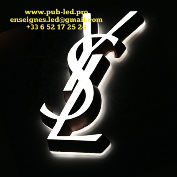 ENSEIGNE LED LETTRES BOITIERS 3D “LA CROISSANTERIE” EXTÉRIEURE 40CM + TRANSFO 400W – Image 3