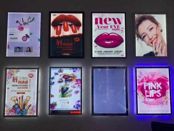 ENSEIGNE PORTE AFFICHE MENU À ÉCLAIRAGE LED, TAILLE A2, 49x66.4 cm – Image 2