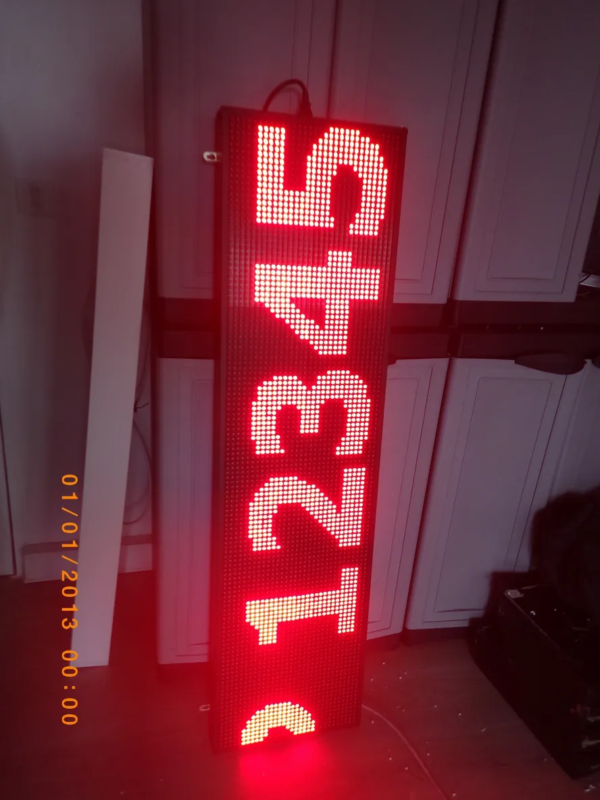 ENSEIGNE LUMINEUSE LED “JOURNAL LUMINEUX” INTERNE 36×200 CM AVEC ANIMATION ET TÉLÉCOMMANDE – Image 3