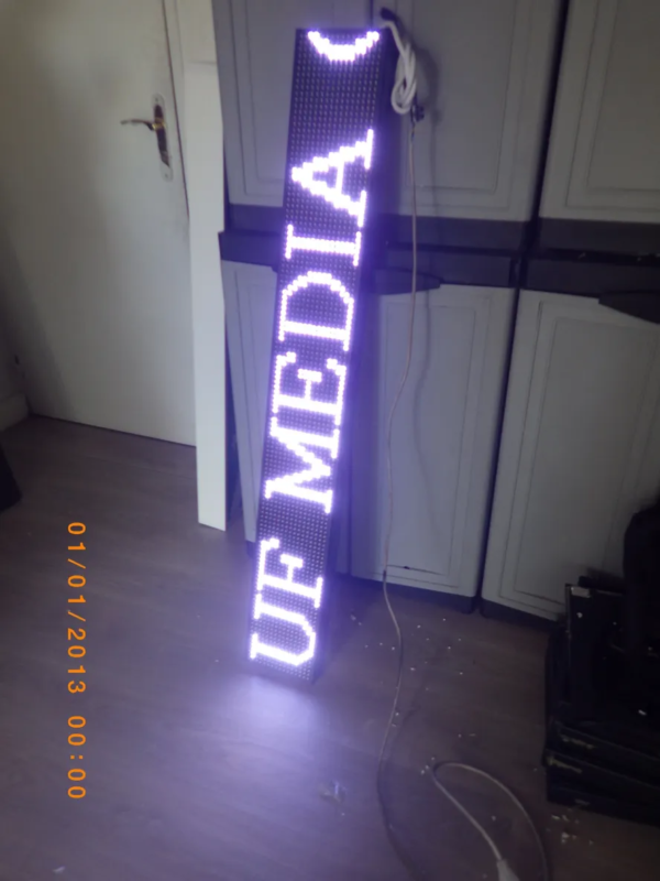 ENSEIGNE LUMINEUSE LED JOURNAL LUMINEUX INTERNE 36×100 CM AVEC ANIMATION ET TÉLÉCOMMANDE – Image 4