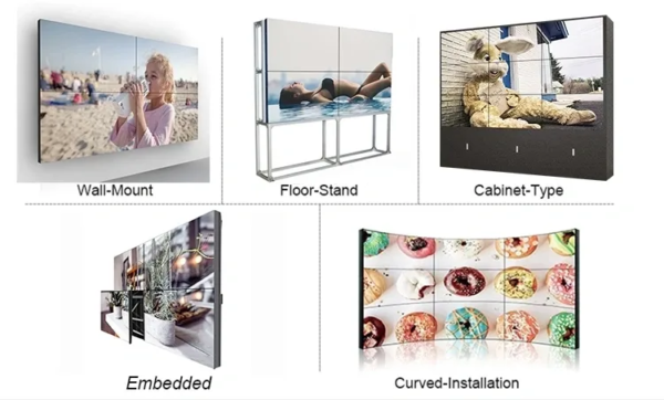 Mur Vidéo LCD 4K, Écran Géant très haute définition 4K 2x2, 4 Écrans de 86” – Image 2