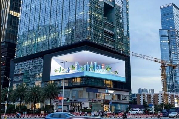 Écran Publicitaire LED 3D Extérieur P10 Haute Luminosité 100x100 cm – Image 3