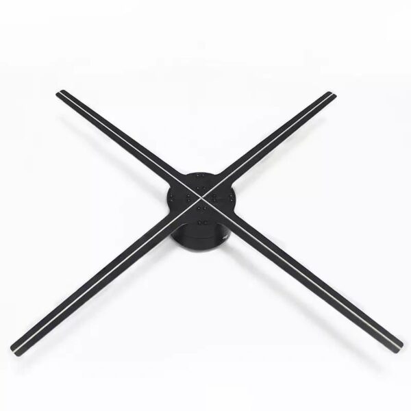 VENTILATEUR LED HOLOGRAPHIQUE Modèle# S6L (65CM) – Image 3